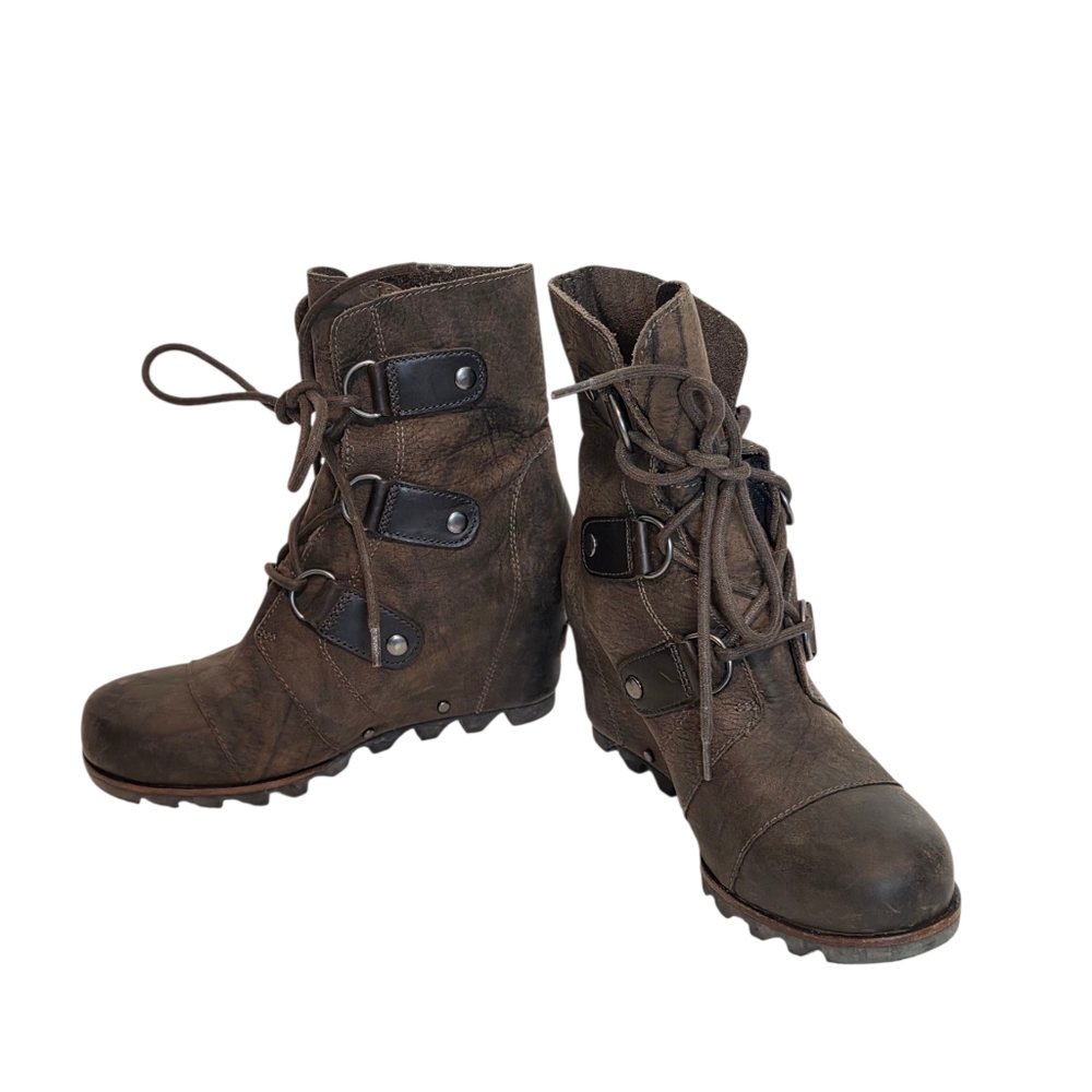 SOREL Joan of Arctic mid wedge boot, women’s 6.5 - Picture 3 of 16